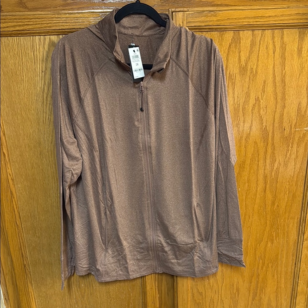 Ideology Brown Cowl Neck Sweater